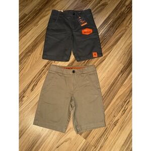Urban Pipeline Boys Sz 10‎ Shorts Gray Khaki Chino